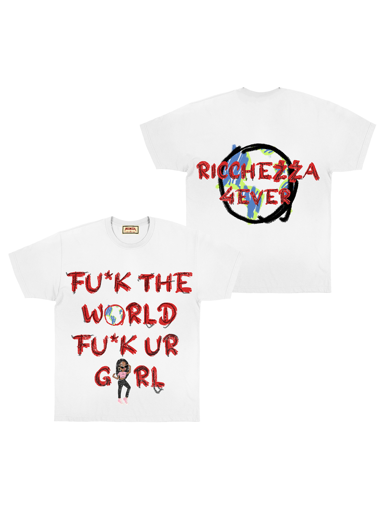 "Fu*k The World" Short Sleeve Tee