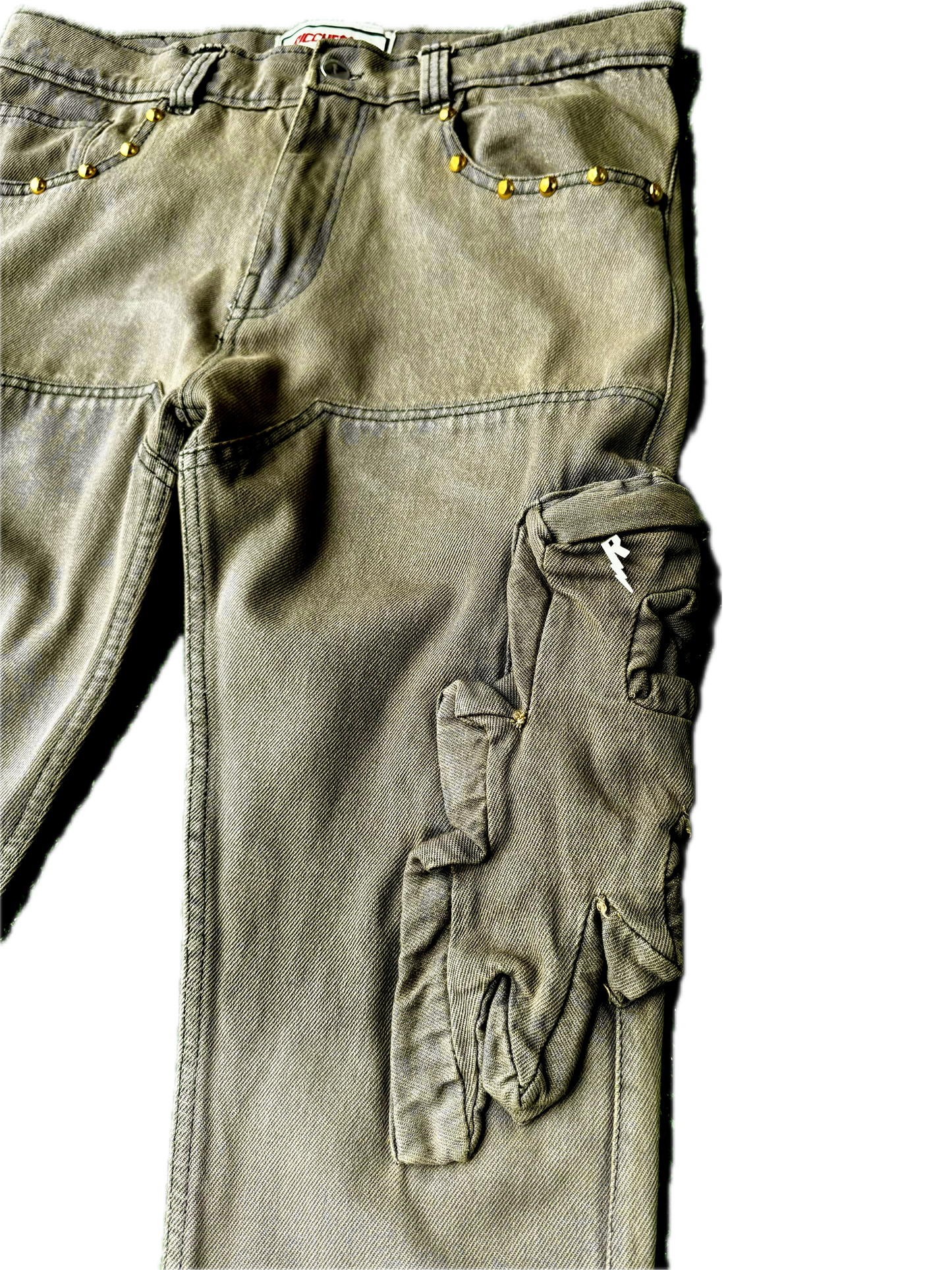 "Double R" Cargo Denim (Olive)