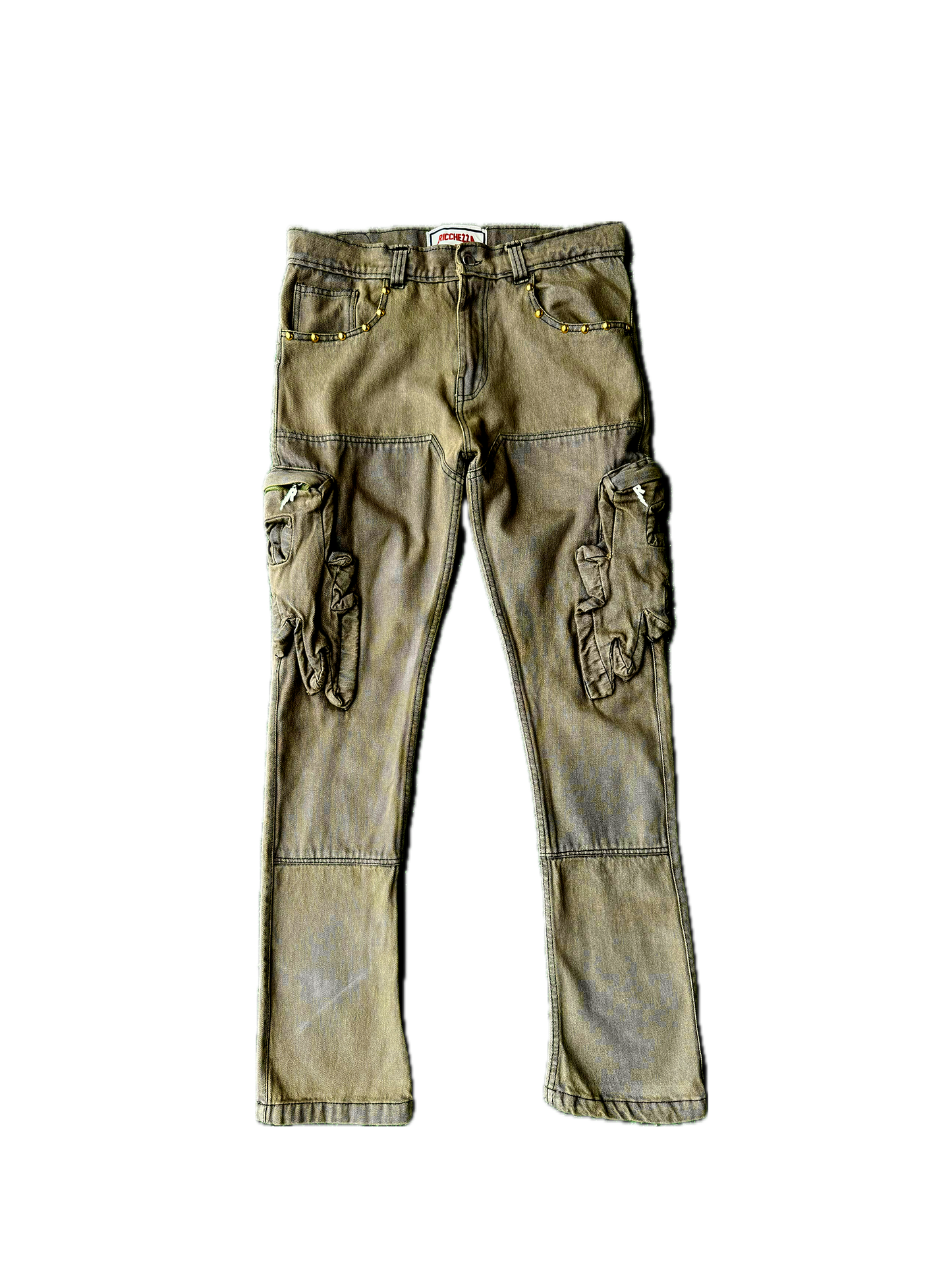 "Double R" Cargo Denim (Olive)