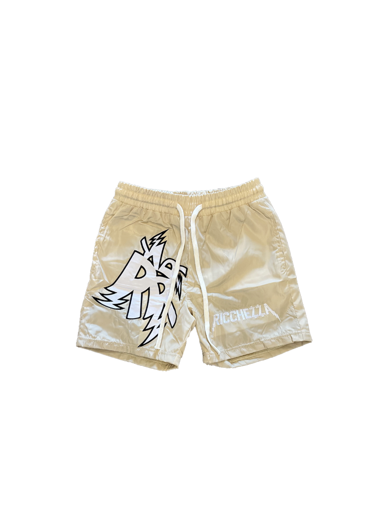 R'Blades Nylon Track Shorts (Cream)