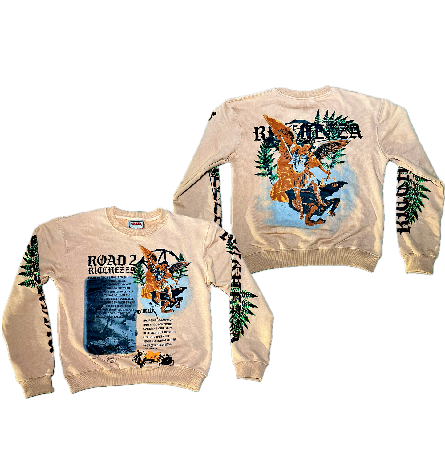 "Fighting Demons" Crewneck Sweater