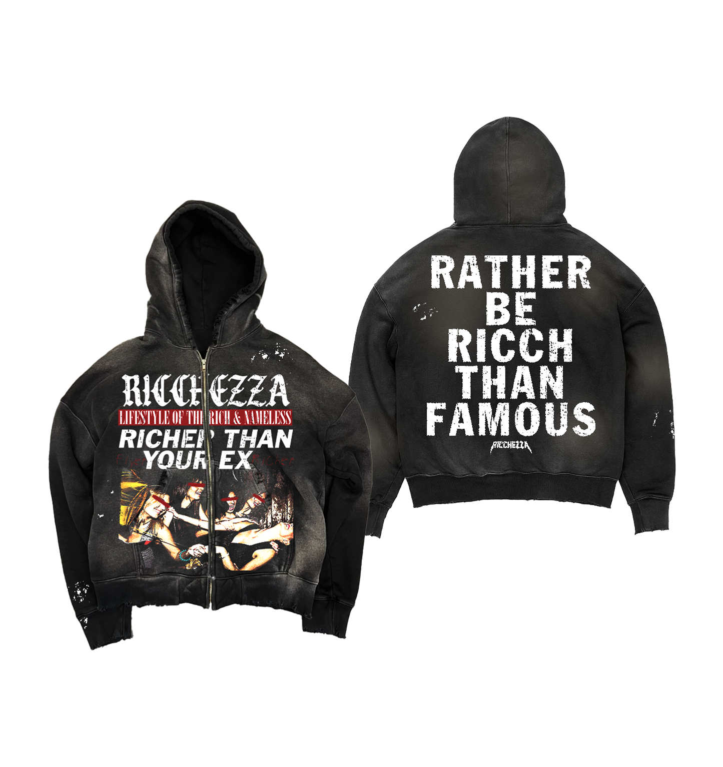 "Richer than Your Ex" ZipUp Hoodie