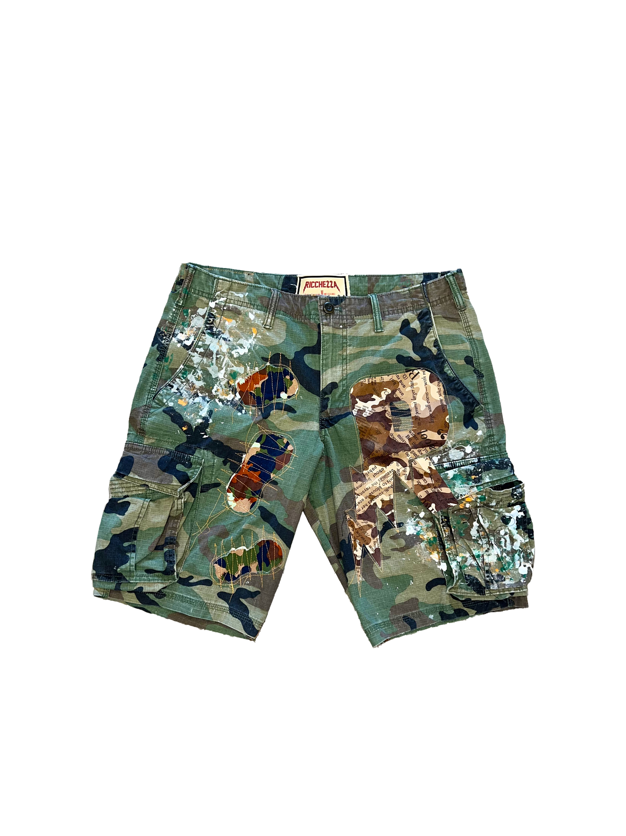 Chezza WildBoy Camo Cargo Shorts