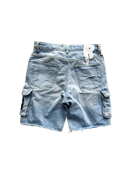 1of1 "Ricch List" Denim Cargo shorts