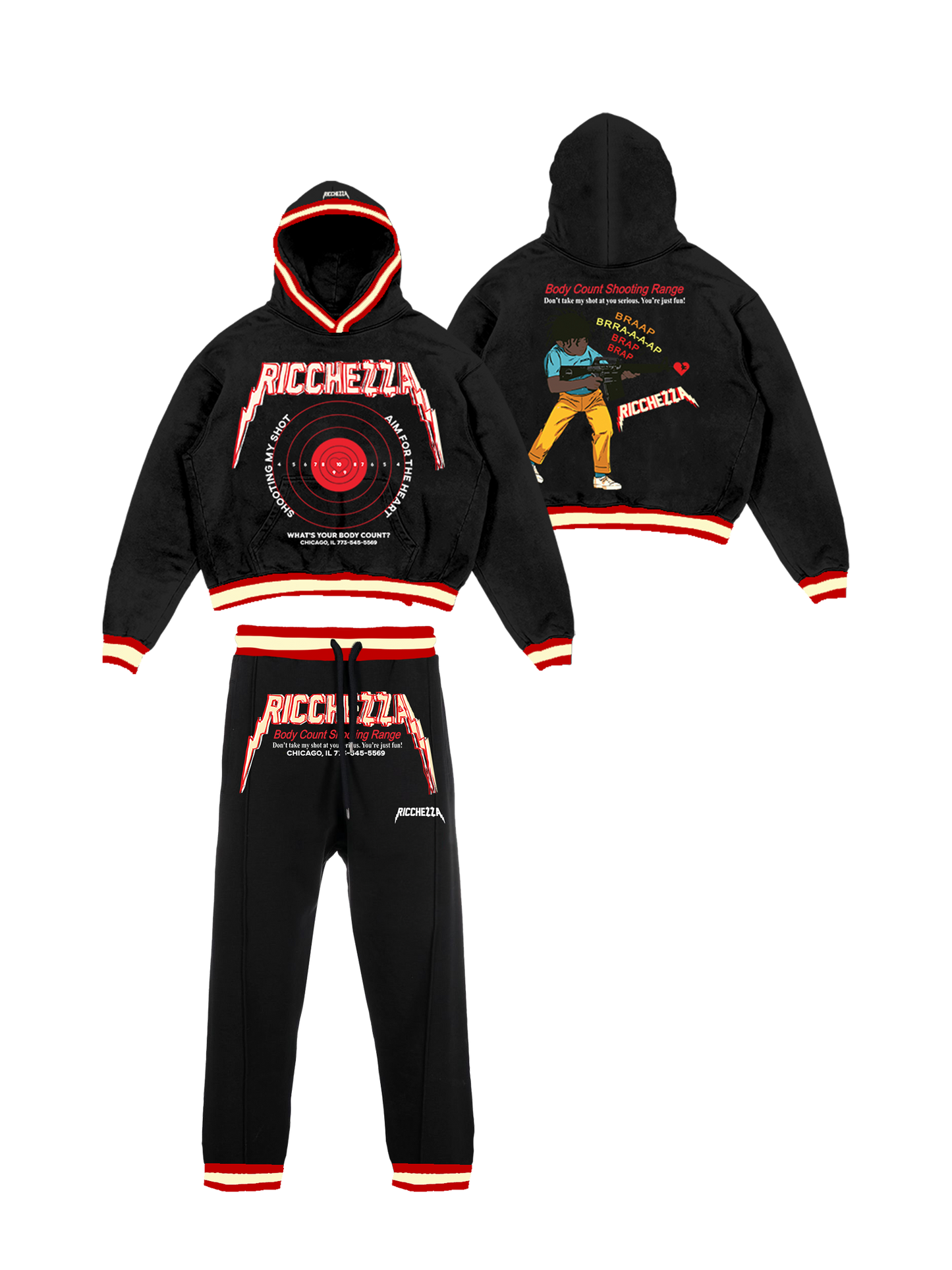 "Body Count" Vintage Sweatsuit Set