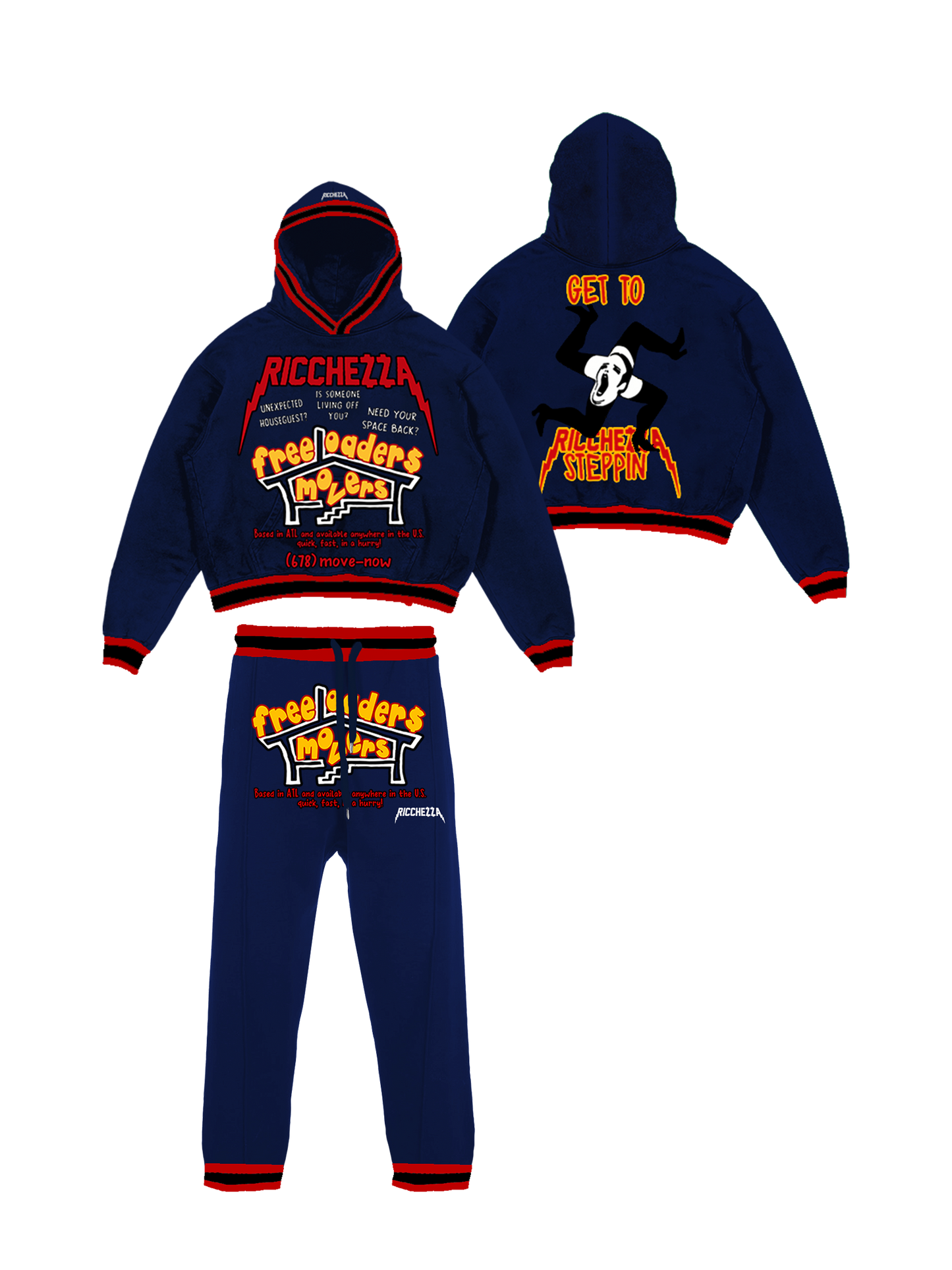 "Free Loaders" Vintage Sweatsuit Set