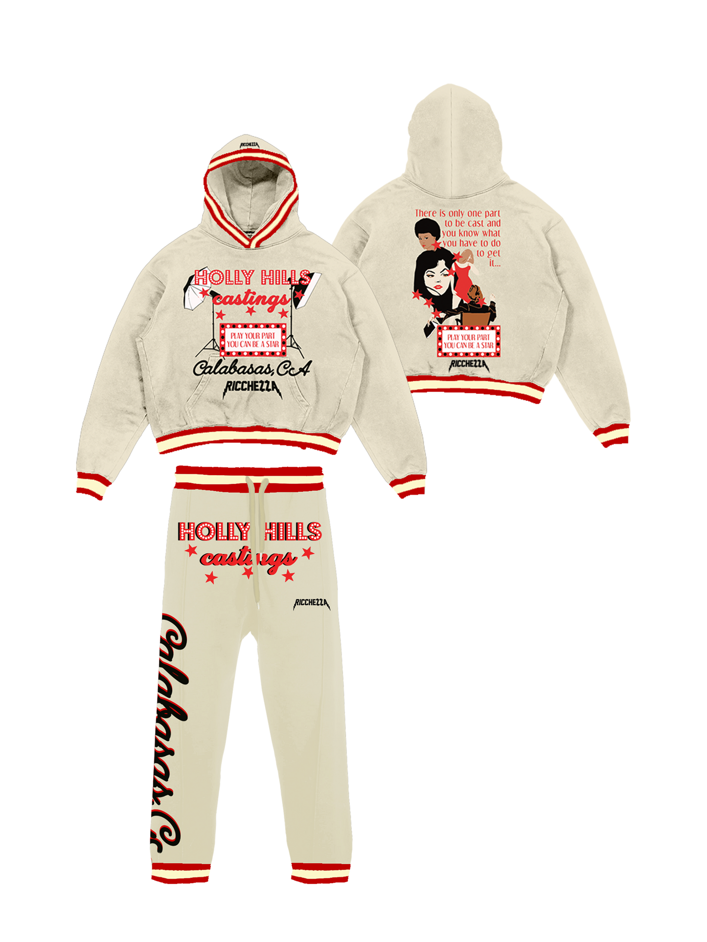 "Holly Hills" Vintage Sweatsuit Set