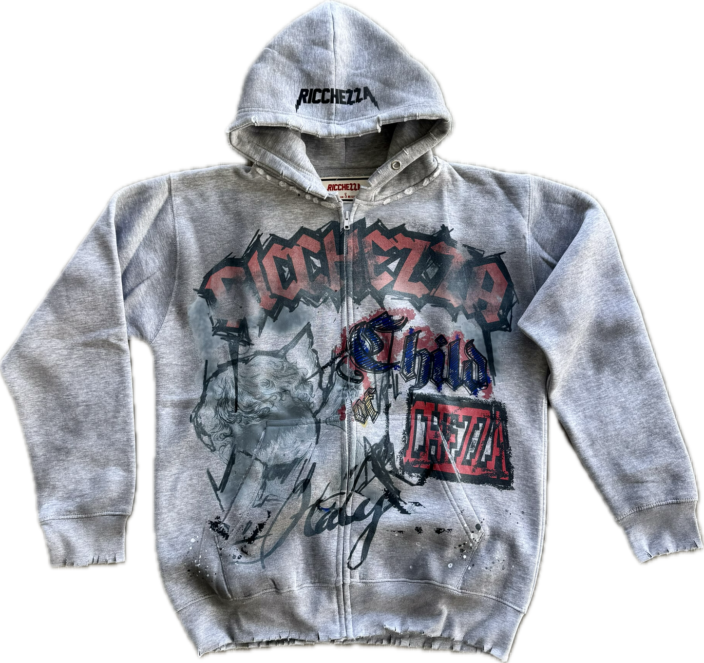 "Lover Not A Saint" ZipUp Hoodie