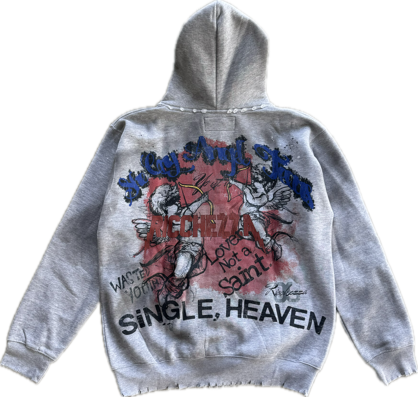 "Lover Not A Saint" ZipUp Hoodie