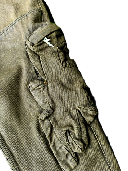 "Double R" Cargo Denim (Olive)