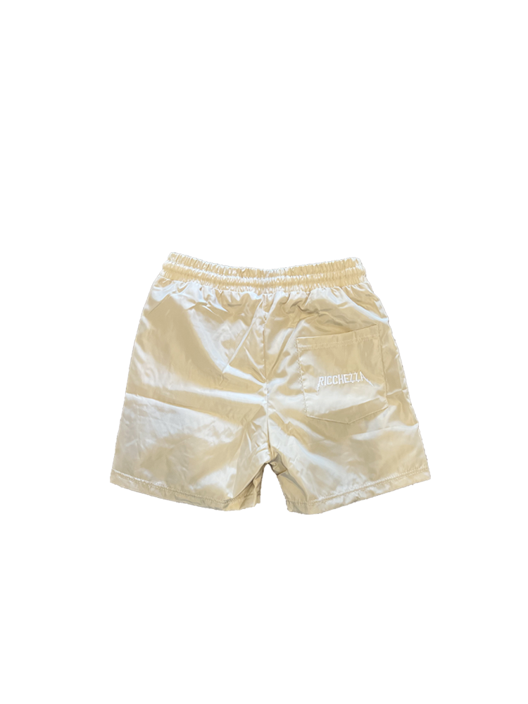 R'Blades Nylon Track Shorts (Cream)