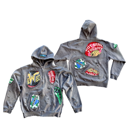 Ricch & Repeat Reworked ZipUp Hoodie