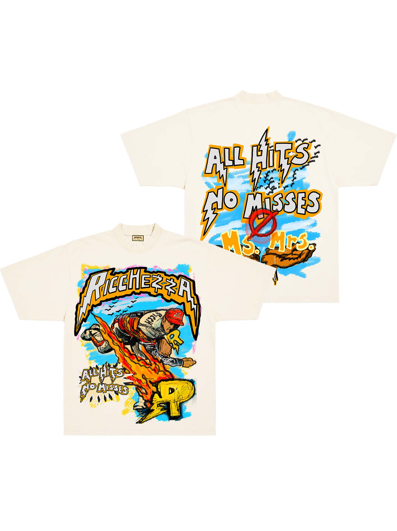 "All Hits No Misses" Short Sleeve Tee