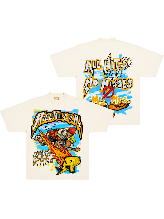 "All Hits No Misses" Short Sleeve Tee