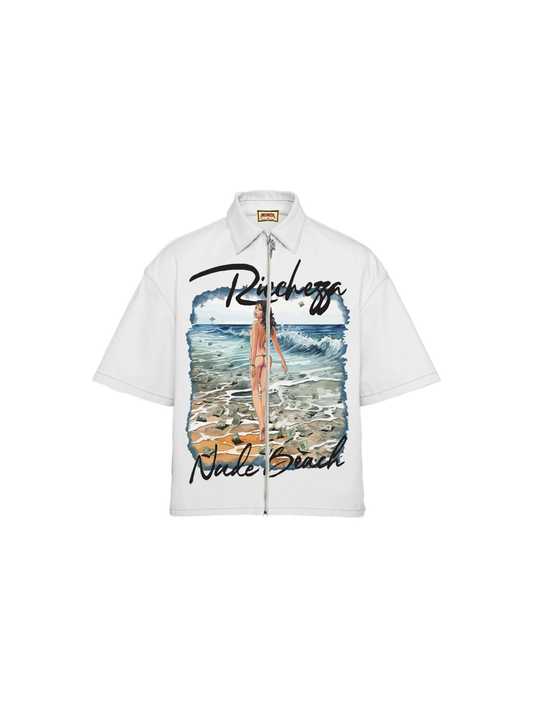 Ricch Nude Beach ZipUp Shirt