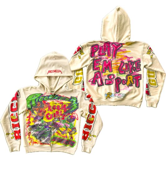 "Play Em Like A Sport" Zip Hoodie