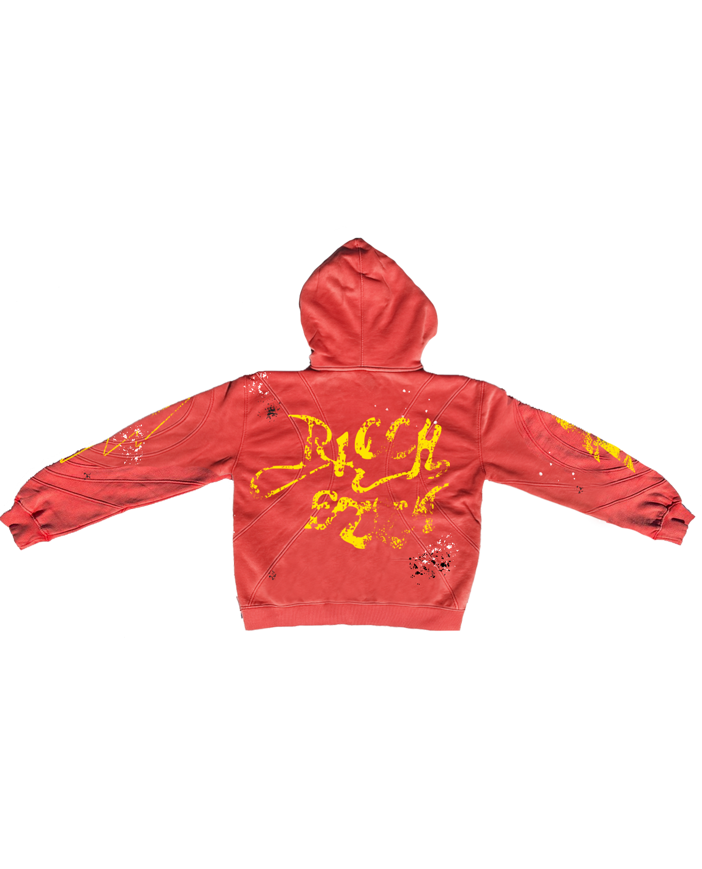“Ricch Szn” Paneled Zip Up Hoodie