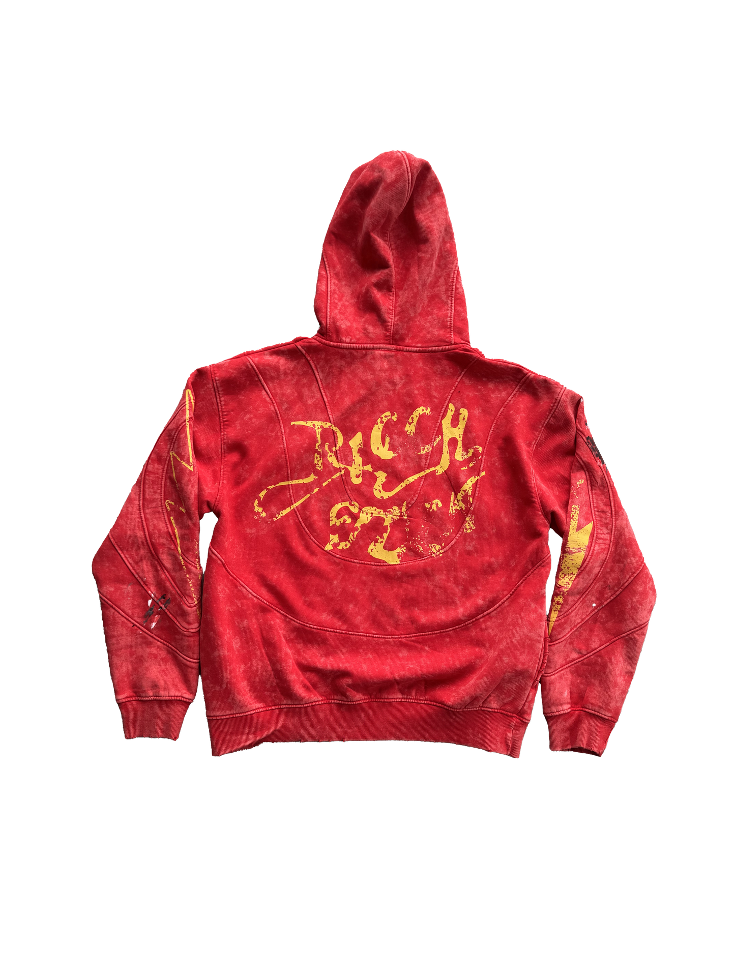 “Ricch Szn” Paneled Zip Up Hoodie