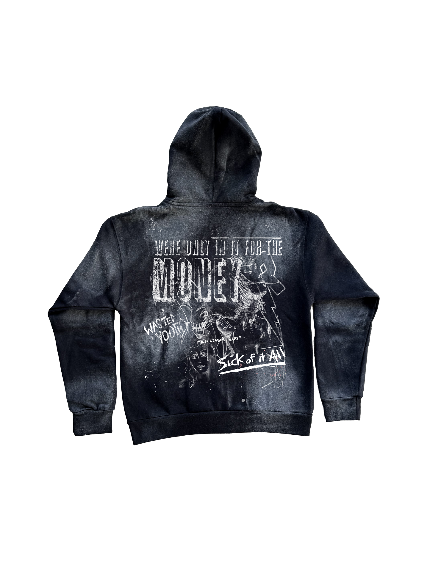 "Take Risks" Clouded ZipUp Hoodie