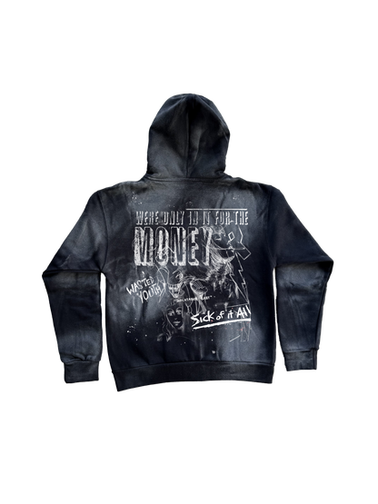 "Take Risks" Clouded ZipUp Hoodie