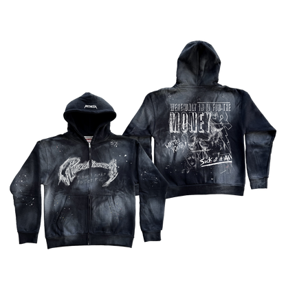 "Take Risks" Clouded ZipUp Hoodie