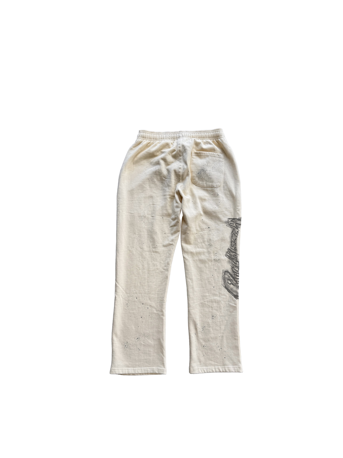 "Sanity" Sweat Pants (Cream)